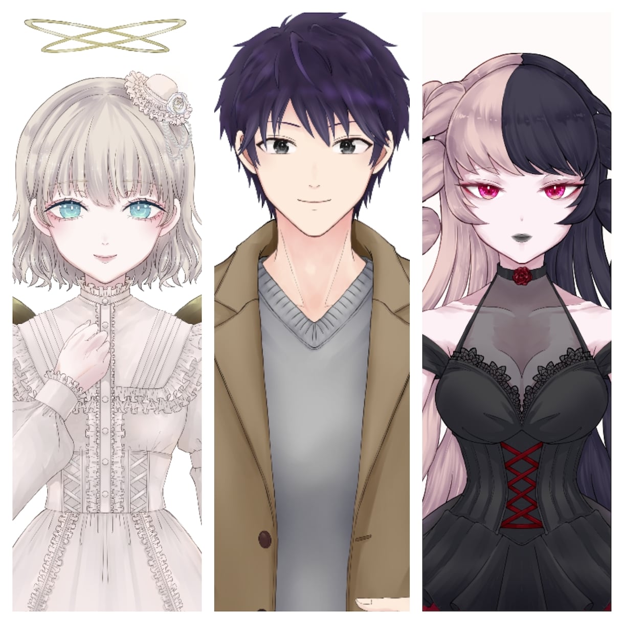 IRIAM・TPRGなどキャラクター立ち絵描きます デザイン料込！配信用だけではなくオリキャラ、コテキャも◎です イメージ1