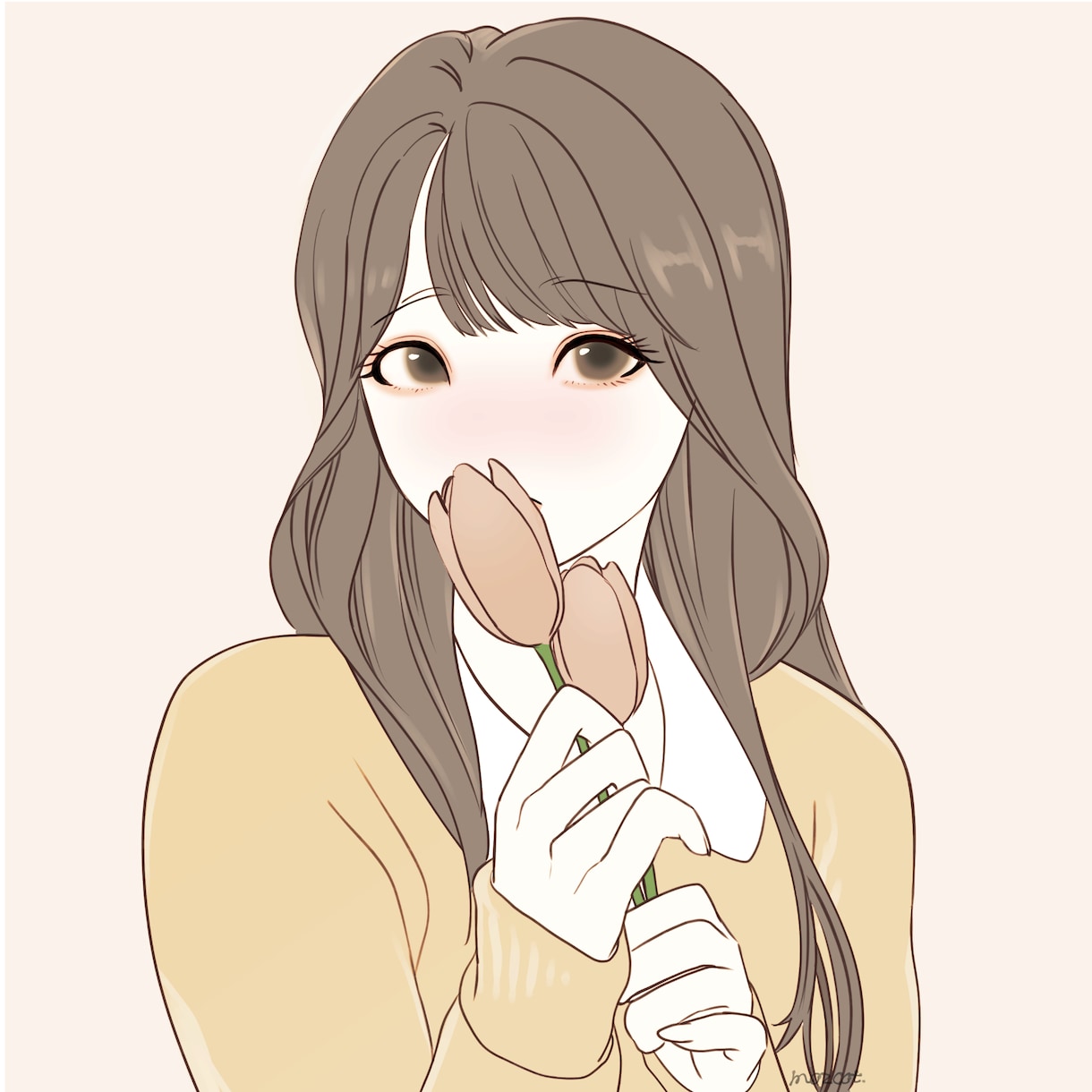 ビジネス◎好印象✦上品で高品質なアイコン描きます ✦似顔絵可✦雰囲気のある仕上がりで清潔感と信頼感を演出 イメージ3