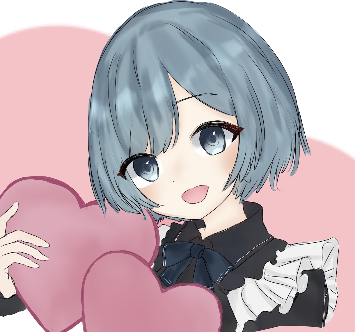 SNS、アイコン用のイラスト依頼募集しております 基本バストアップのイラストとなります イメージ1