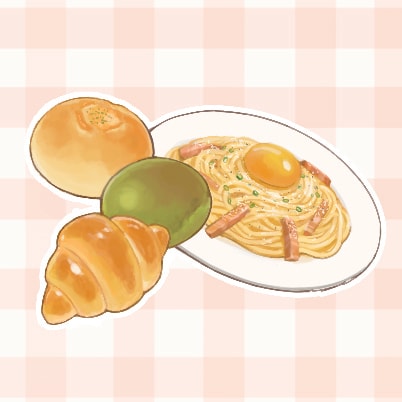 可愛くてポップなアイテム・食べ物イラストを描きます 美味しそうな食べ物や、ゲーム用にポップで可愛いイラストです★ イメージ3