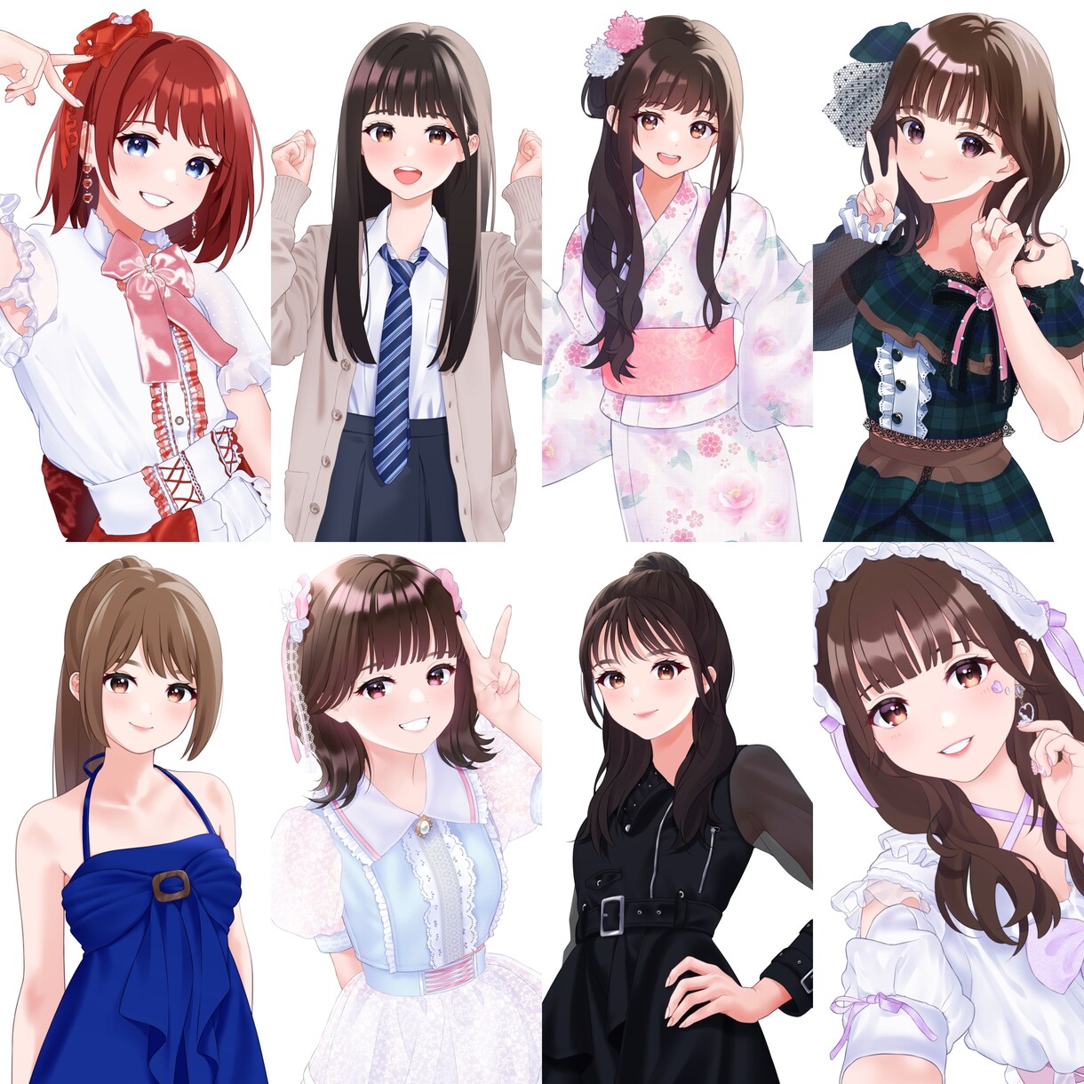 華やかな似顔絵やキャライラストを制作いたします 写真は無くてもOK！ご自身をキャラクター化も◎ イメージ4