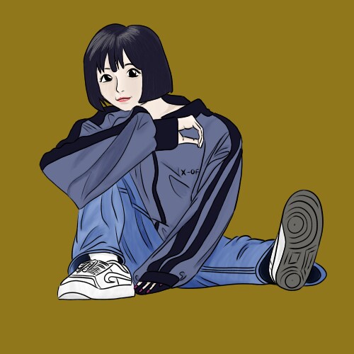 ファッション誌風・おしゃれなイラストお描きします ＜SNS・アイコン・ヘッダー・フライヤー・パンフレットに！＞ イメージ1