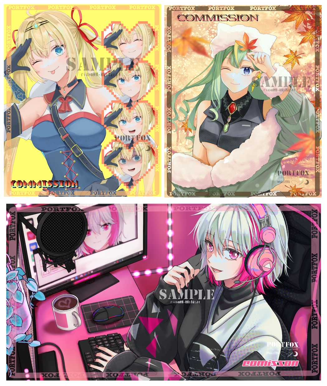 アイコンやサムネイルなど★鮮やかなイラスト描きます 個人用、VTuber向けサムネやグッズ用等様々なご用途に★ イメージ4