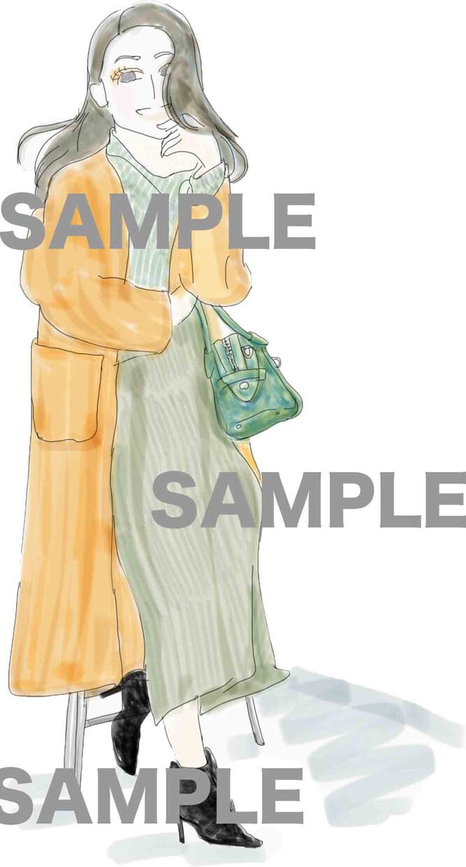 ファッション・コーディネート立ち絵描きます 女性のファッションイラストを描きます。似顔絵やアイコンに！ イメージ3