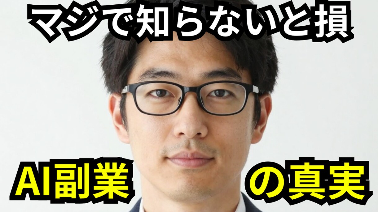 AIで高品質なYouTubeサムネ作ります クリック率を意識したサムネ制作 イメージ1