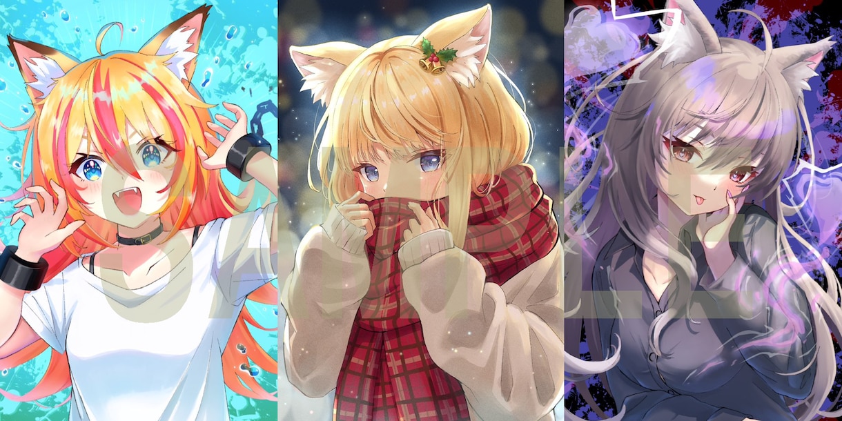 かわいい＆かっこいいアニメ風イラスト何でも描きます 等身・ミニキャラ・デフォルメなんでも描きます！ イメージ10