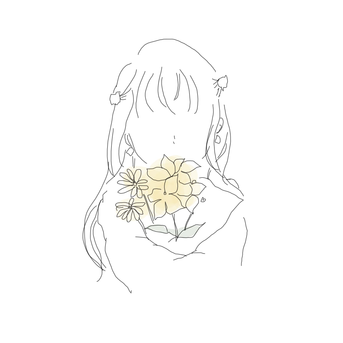 女性線画イラスト描きます 細かい追加料金なしでオーダーメイド♡ イメージ7