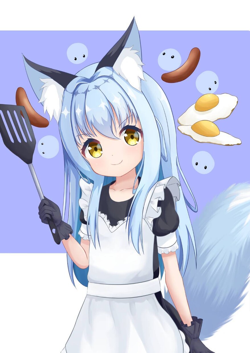 可愛い女の子の一枚絵描きます 寒色系に特化した色使いが得意で、幼めなのが特徴です イメージ2