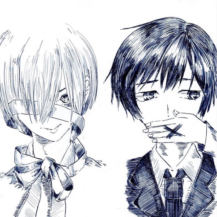 SNS用のアイコンをかきます アナログ画材を使った暖かいイラストを描きます。 イメージ2