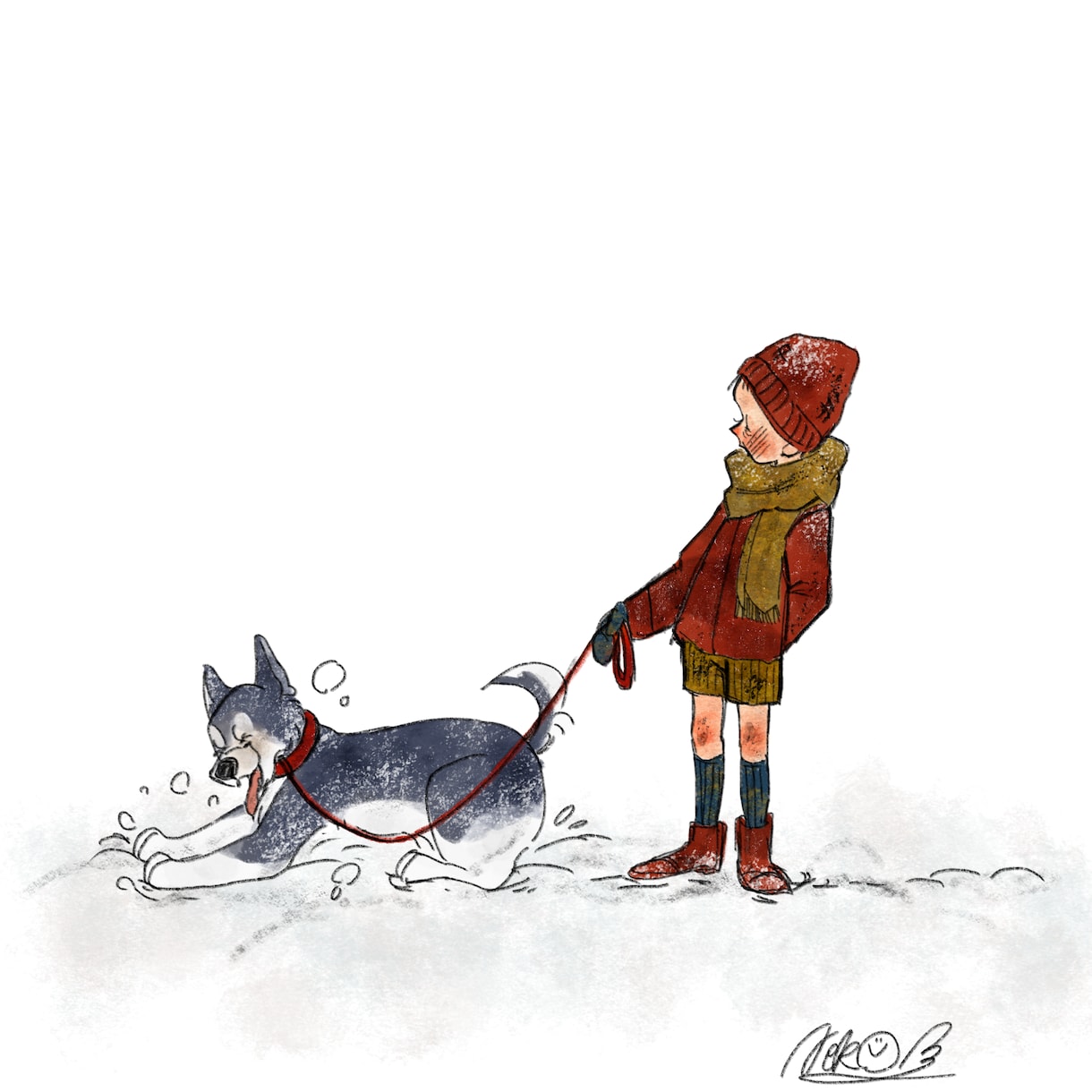 絵本の世界お届けします 温かくほっこりするイラストを作成します！ イメージ6