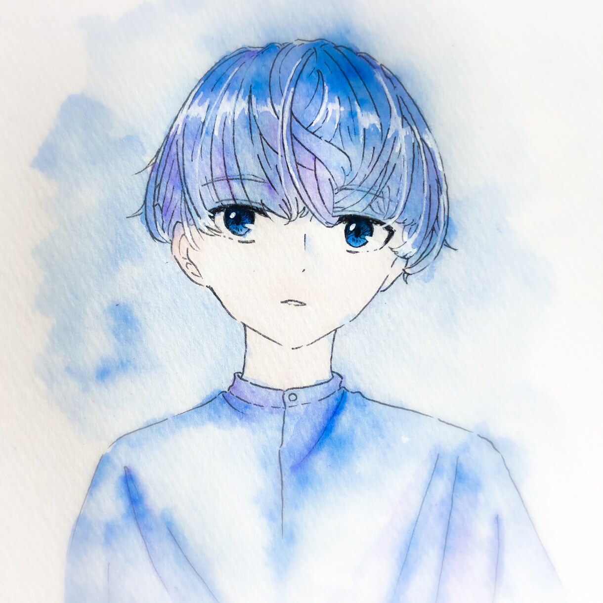水彩のSNS用アイコンイラストを制作いたします アナログとデジタルを掛け合わせたイラストを製作いたします！ イメージ4