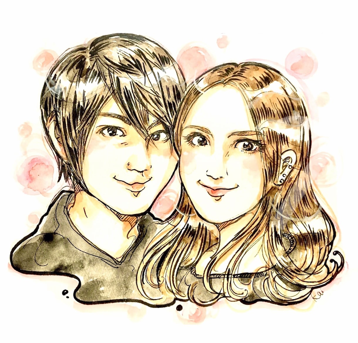SNSアイコン＊おしゃれな人物イラスト描きます 特徴よりも喜ばれる似顔絵！イラストはデータでプレゼントにも♪ イメージ9