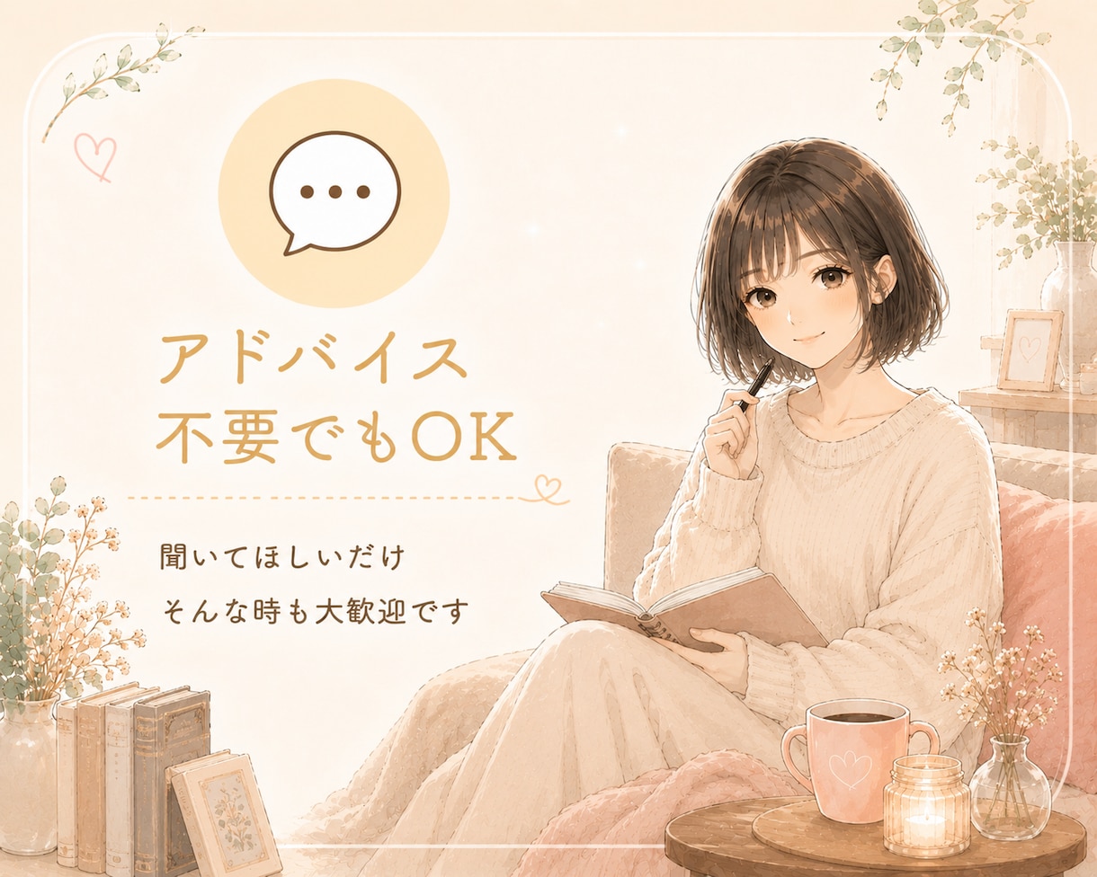 モヤモヤした気持ちを優しくお聞きします 気持ちが軽くなるかも♪愚痴・雑談・育児の悩み何でも歓迎です。 イメージ8