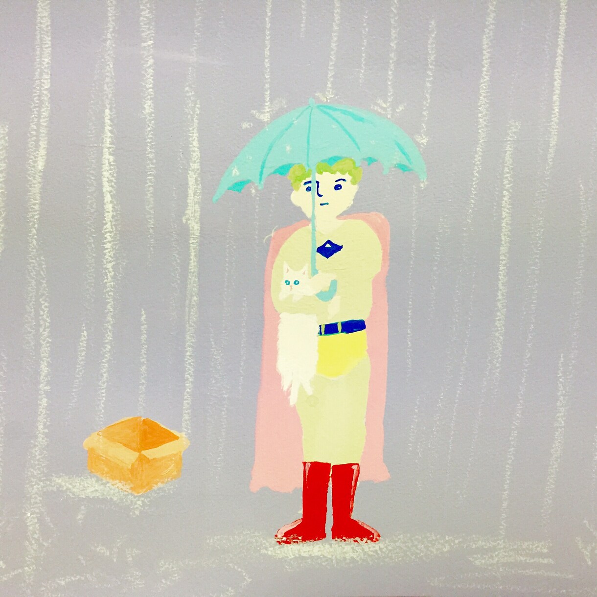 ほっこり絵本風ポストカードサイズのイラスト制作いたします！ イメージ3