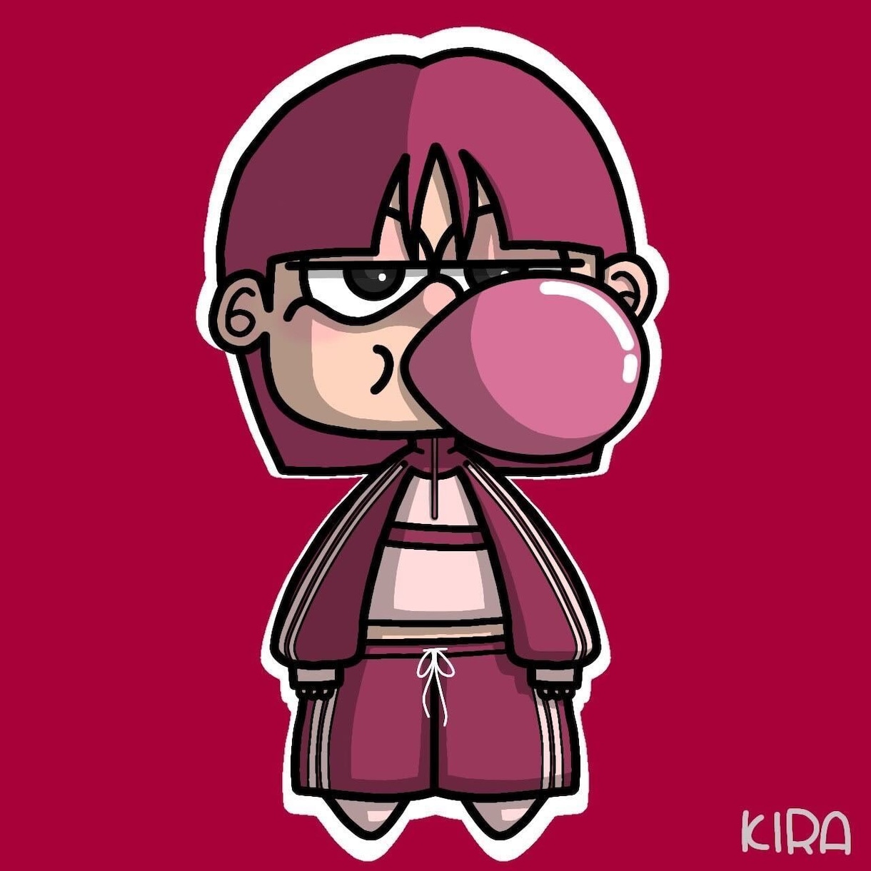 ポップでストリート風の個性的なイラストを描きます あなただけのおしゃれなイラスト！SNSのアイコンなどに！ イメージ2