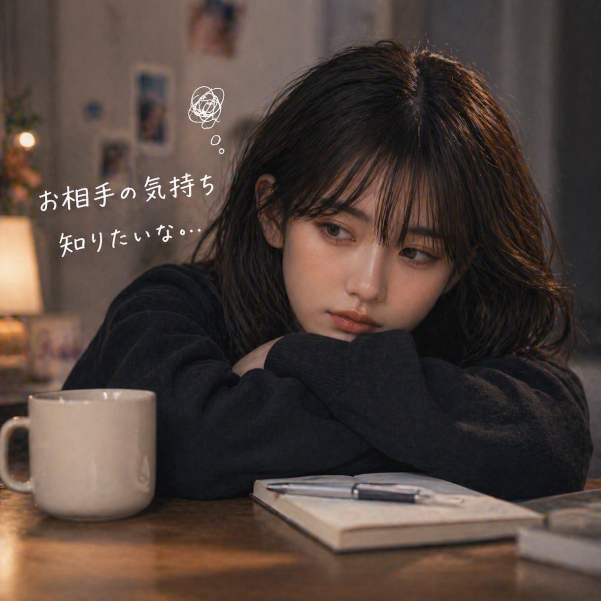 画像付】美しいカードで今の本音を伝えます 苦しい片思いに寄り添う1枚◆胸の奥の真実を明かします！ イメージ1
