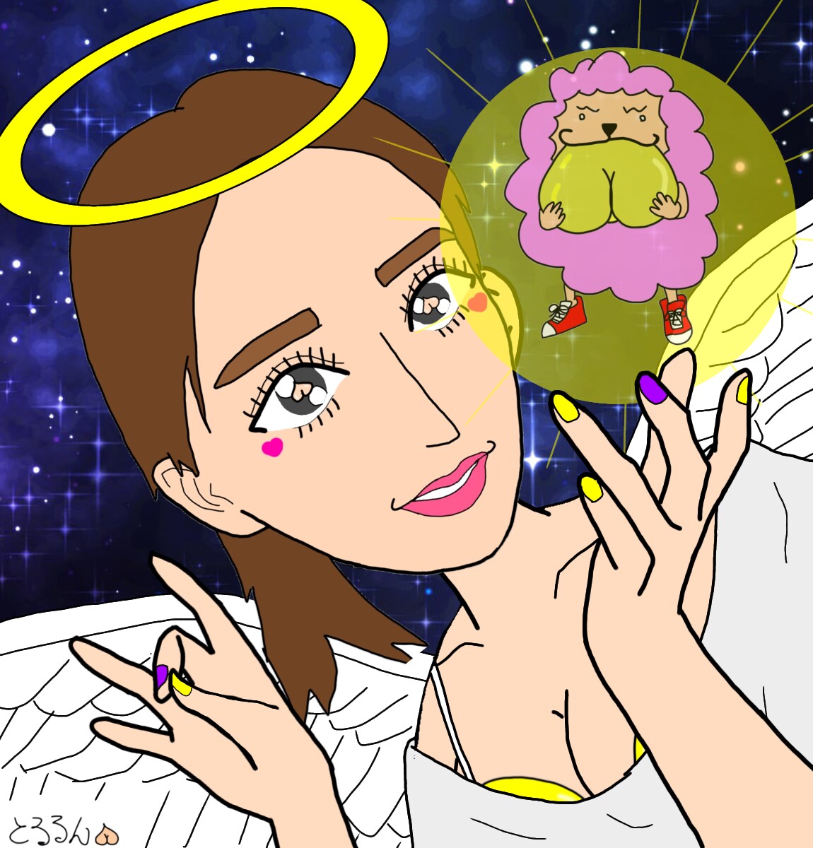 ゆる〜い感じの似顔絵お描きします デジタルデータでのお渡しとなります イメージ5