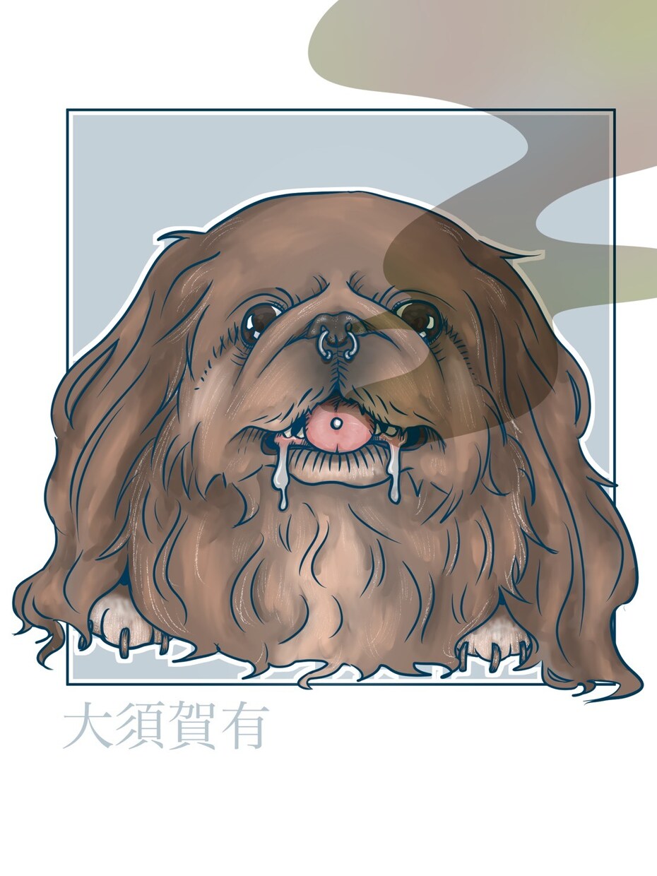 ペットの似顔絵描きます 可愛いペットの反抗期を見てみたくないですか？ イメージ2