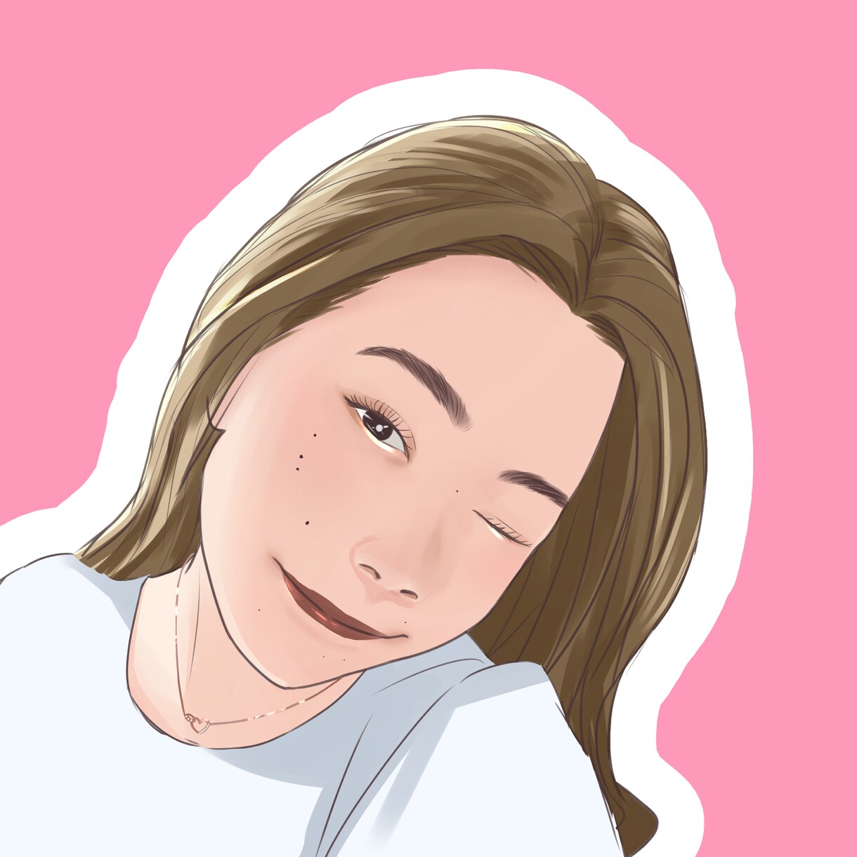 SNSに使えるアイコンを描きます 厚塗り風で少しリアルなイラストです！ イメージ2