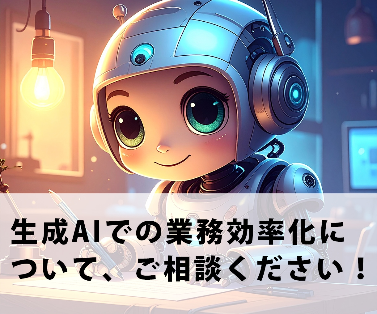 生成AIを利用した業務効率化について相談ができます ～AIを無理なく業務に取り入れられるようサポートいたします～ イメージ1