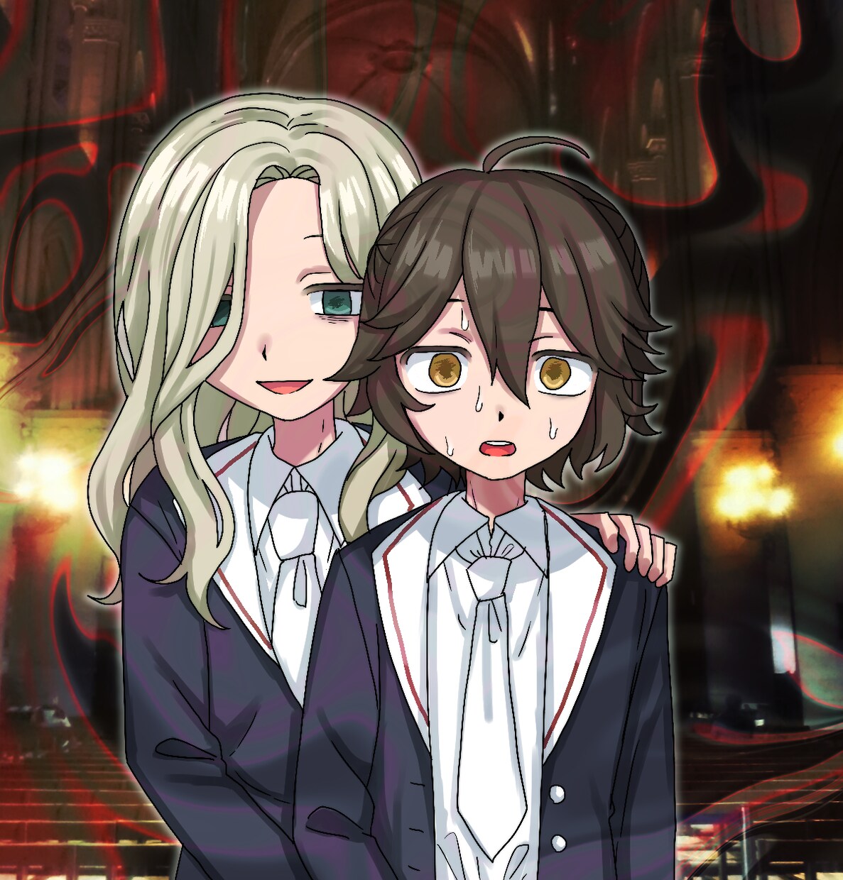 オリジナル、GL、BL、コンビ絵等の２人絵描きます 2名のイラストか、単体イラストを２枚お描きします！ イメージ6