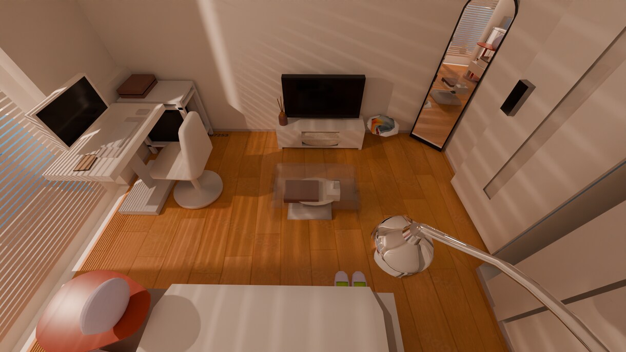 お部屋まるごとCGシミュレーションします 買う前に、置いてみる。CGでつくる、後悔しないインテリア。 イメージ3