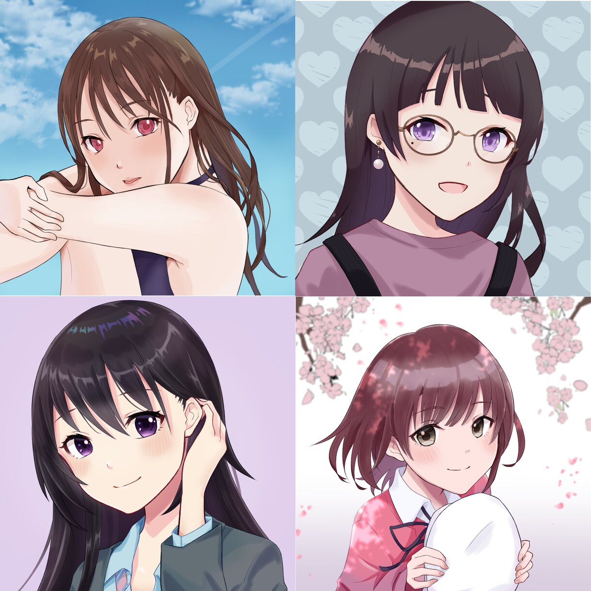 あなただけのアイコンサイズのイラストを作成します オリジナルイラストをご提供いたします☆ イメージ6