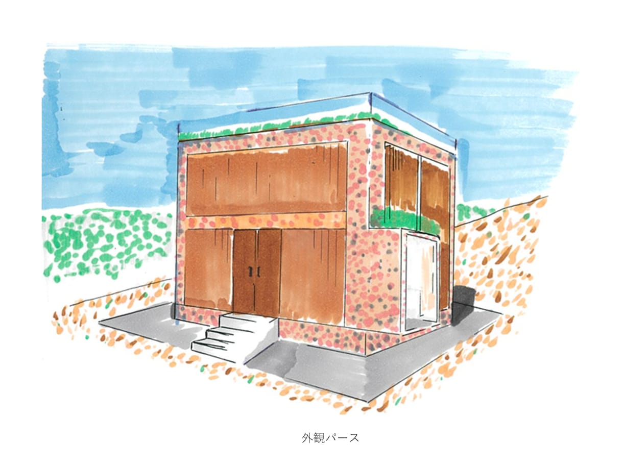 建築外観パースを作成します ご自宅の外観パースを作成します。 イメージ1