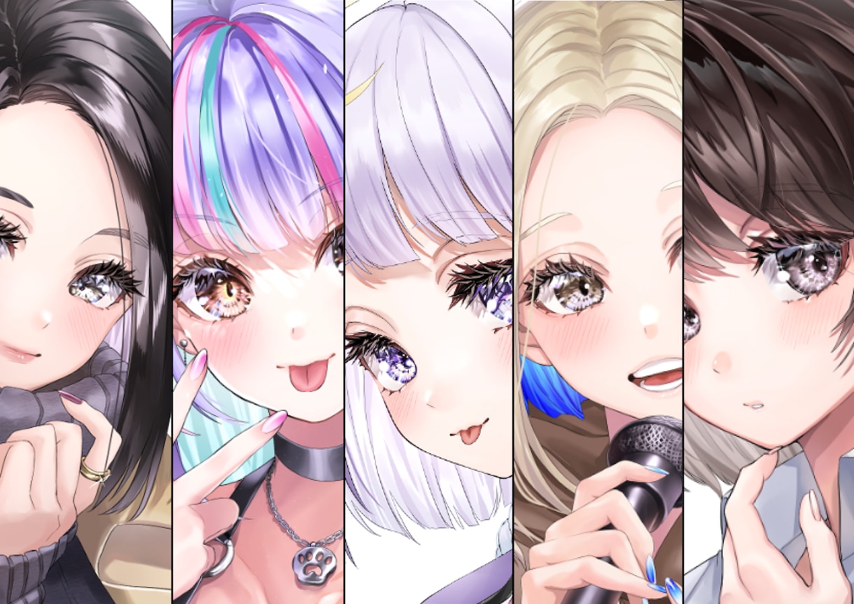 キラキラなアイコン・イラスト描きます ラフ案2枚提出！お気軽にご相談ください！ イメージ4