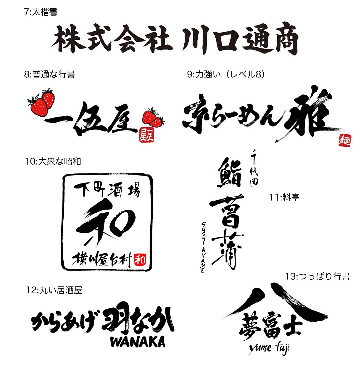 実績500件超◎文字デザイン中心のロゴ制作します 気軽にロゴやタイトルデザインが必要な方へ　料金カスタマイズ イメージ3