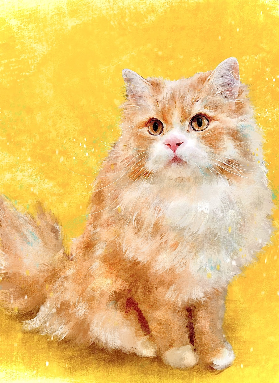 うちの子アート　美しいデジタルイラストを描きます ペットの姿を残したい方、プレゼントを考えている方に イメージ8