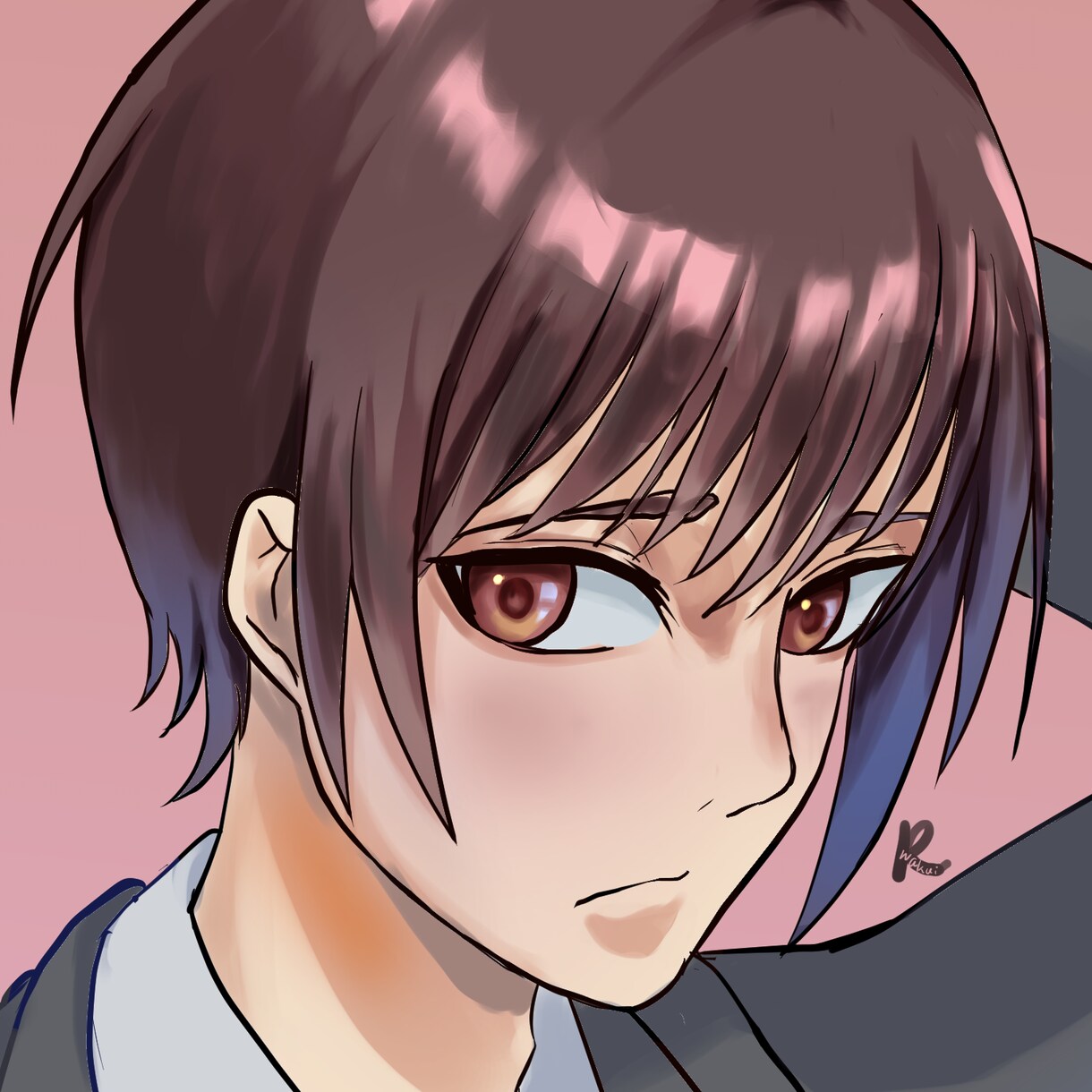 SNS等で使用するアイコンを作成します 比較的大人っぽい絵柄のアニメアイコンが手に入ります イメージ2