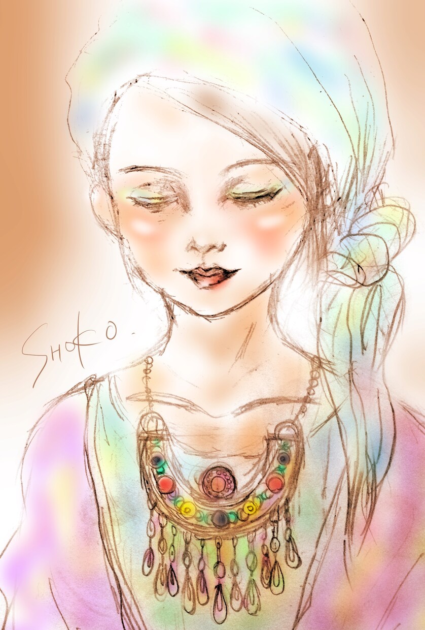 イラスト描きます SNSのアイコンや待受、印刷物用のカットなどを描きます イメージ1
