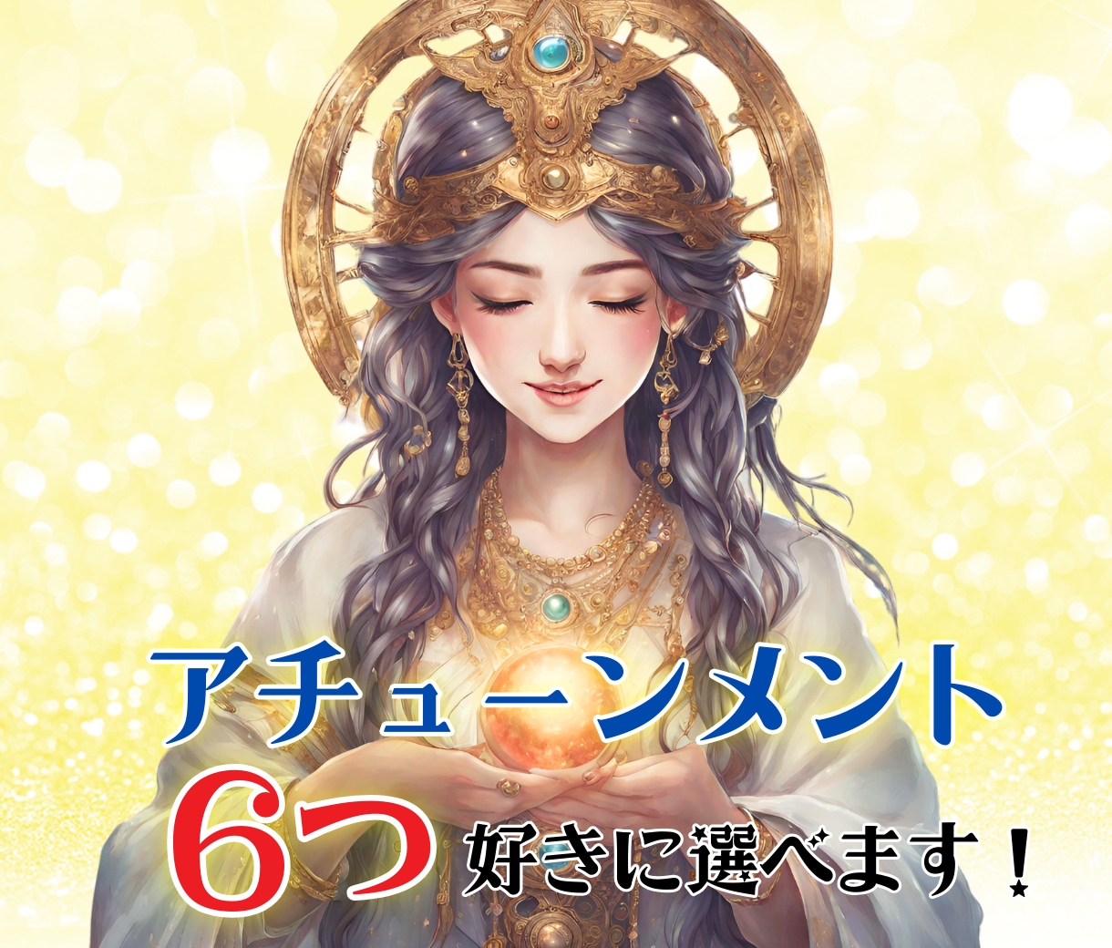 お好きなアチューンメント６つと繋ぎます アチューンメントを６つ選べる☆オラクルカードアドバイス付き♡ イメージ1