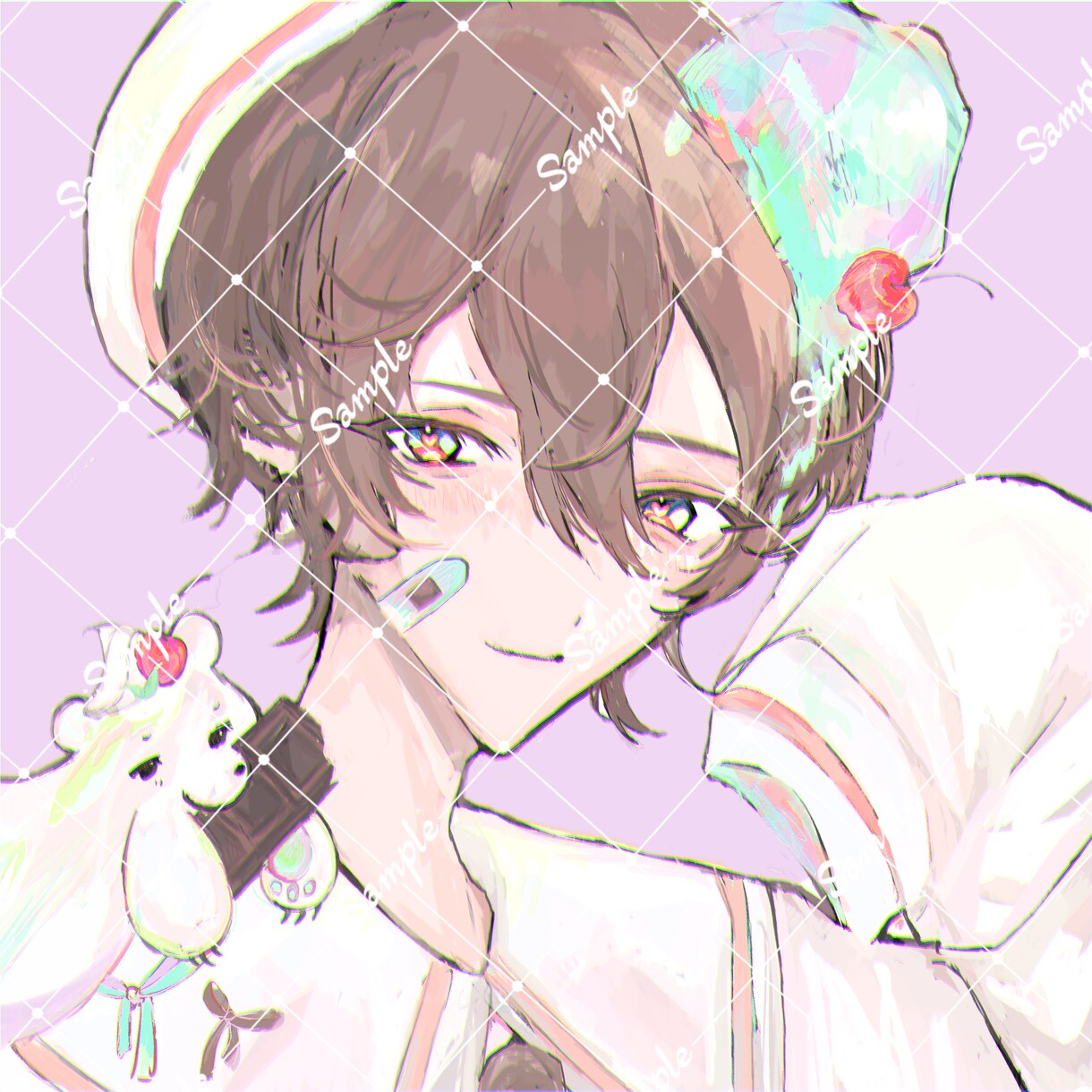 ご要望に合わせた雰囲気のアイコンを描きます キャラクターの雰囲気に合わせたテイストのイラストが得意です イメージ1