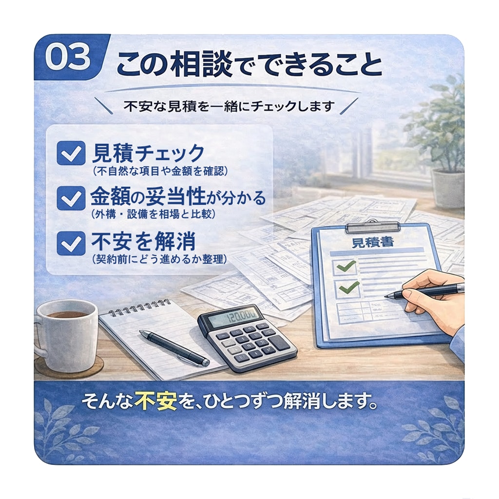 契約前に必須｜見積の落とし穴チェックします 営業経験者だから分かる、本当に確認すべきポイント イメージ3