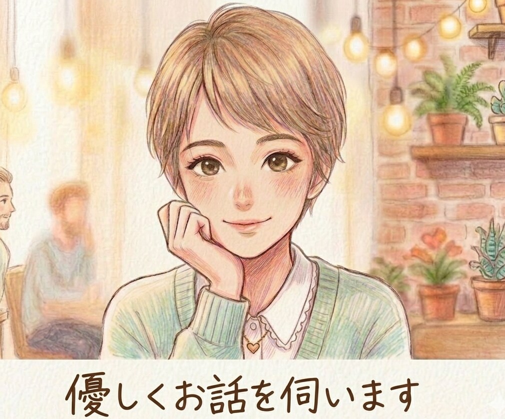 ただ、誰かに話したい方。助言なし。ゆっくり聴きます 無理に解決しようとはしません。心の整理。優しく傾聴します。 イメージ1