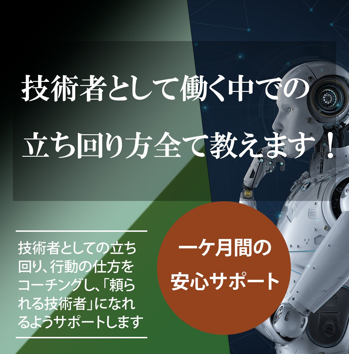 技術者として働く中での立ち回り方すべて教えます 技術者として4社経験してきた私が的確なアドバイスをします！ イメージ1
