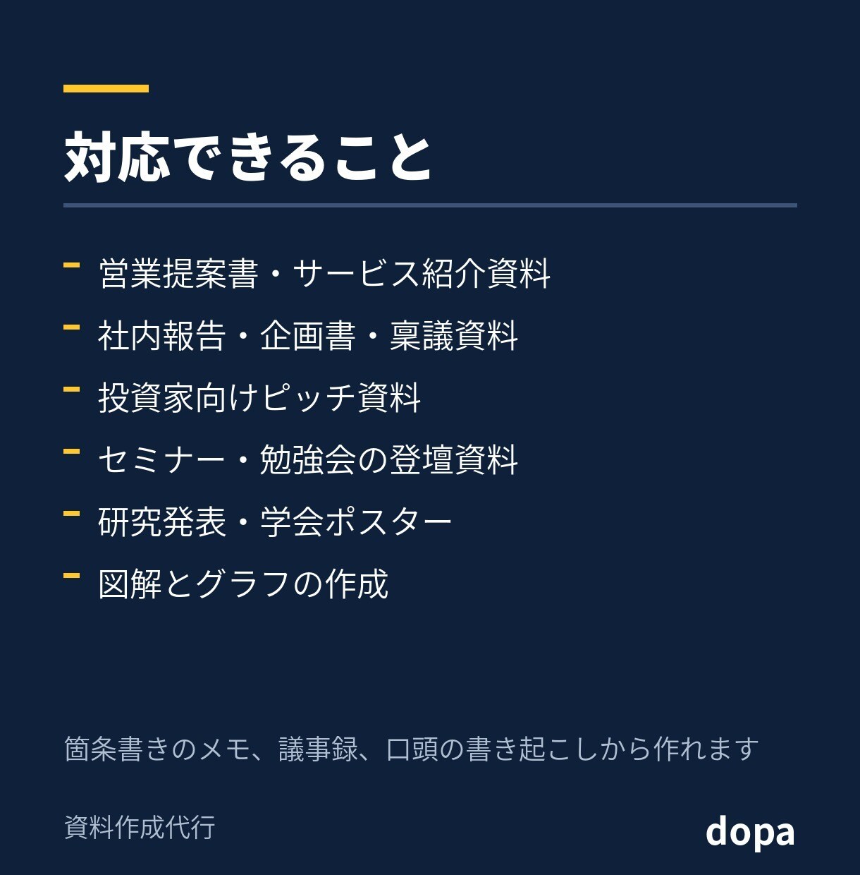 伝わるパワポ資料をラフ丸投げで作ります 箇条書きを送るだけで、構成から組み立てます イメージ2