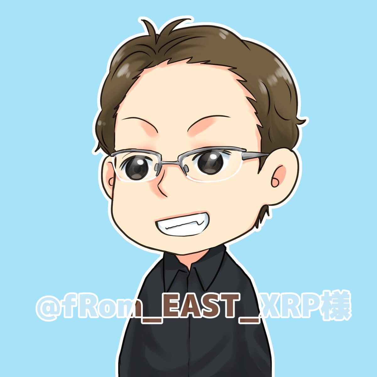 ほのぼの可愛い！ミニキャラの似顔絵アイコン描きます ほんわかしたアカウントにしたい方向け！ イメージ4