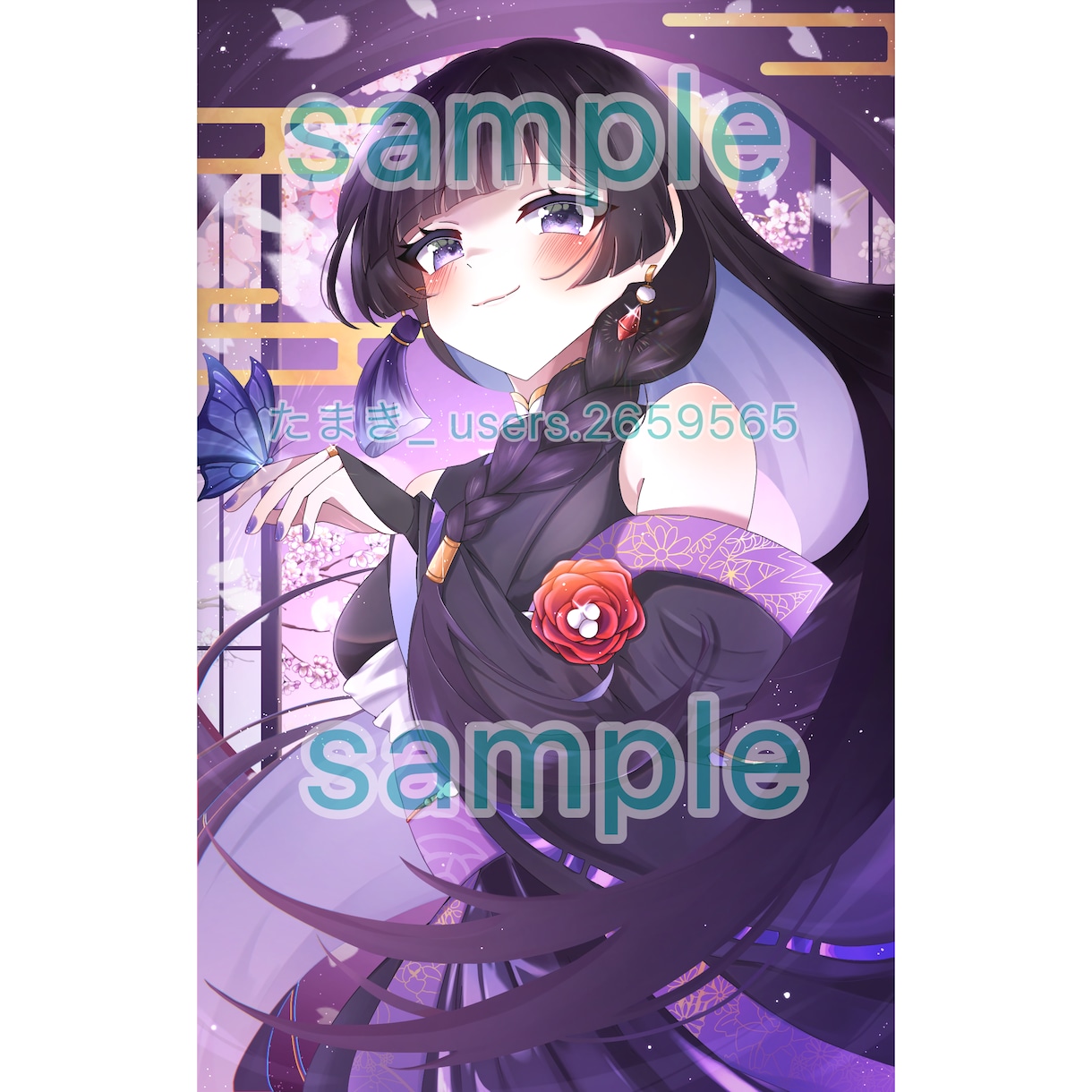 あなたのイラストを色塗りをさせて頂きます 人物や簡単な背景の色塗りさせていただきます´`* イメージ2