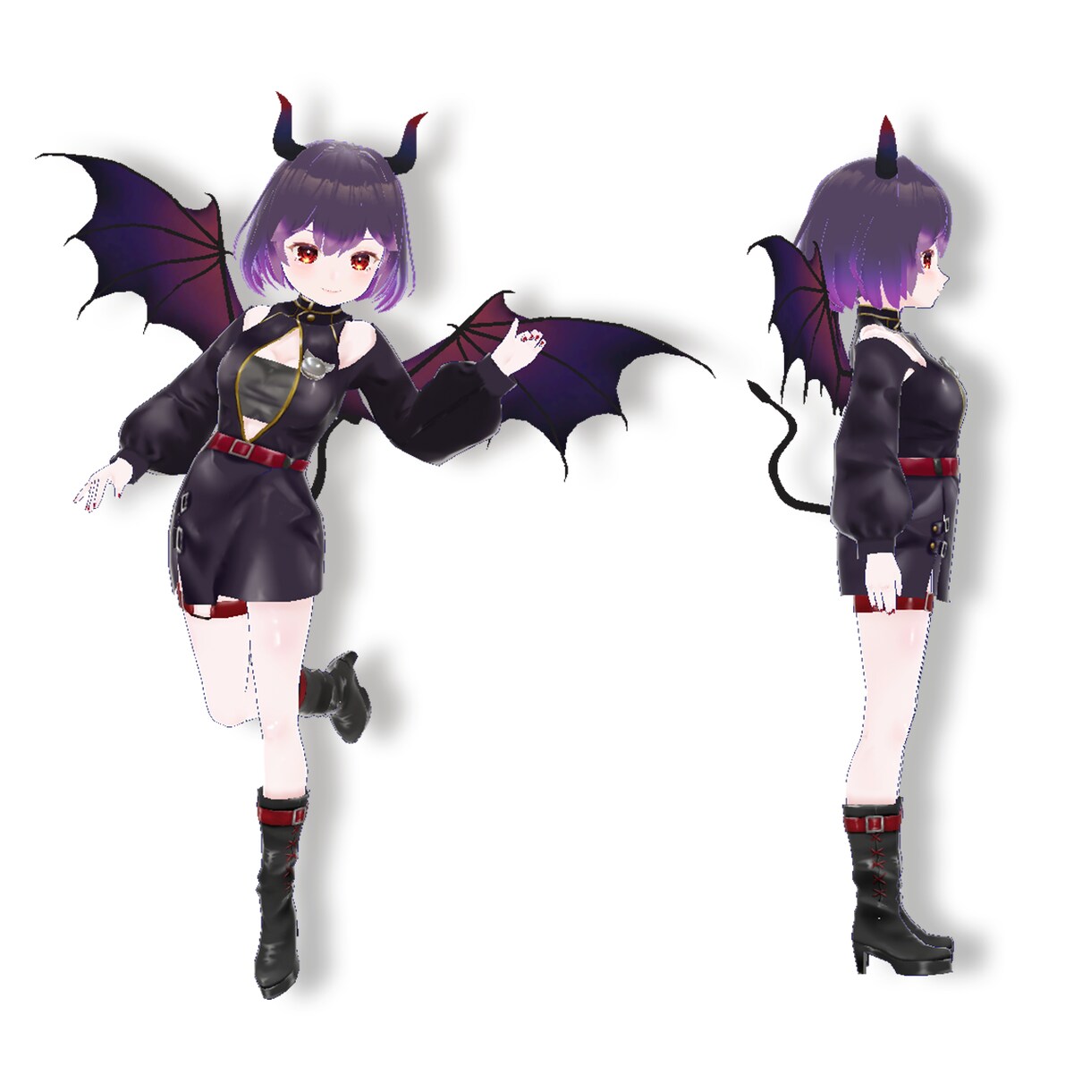 VTuber様向けの3Dモデルを承ります 配信や実況に！2Dキャラクターをそのまま3D化！ イメージ2