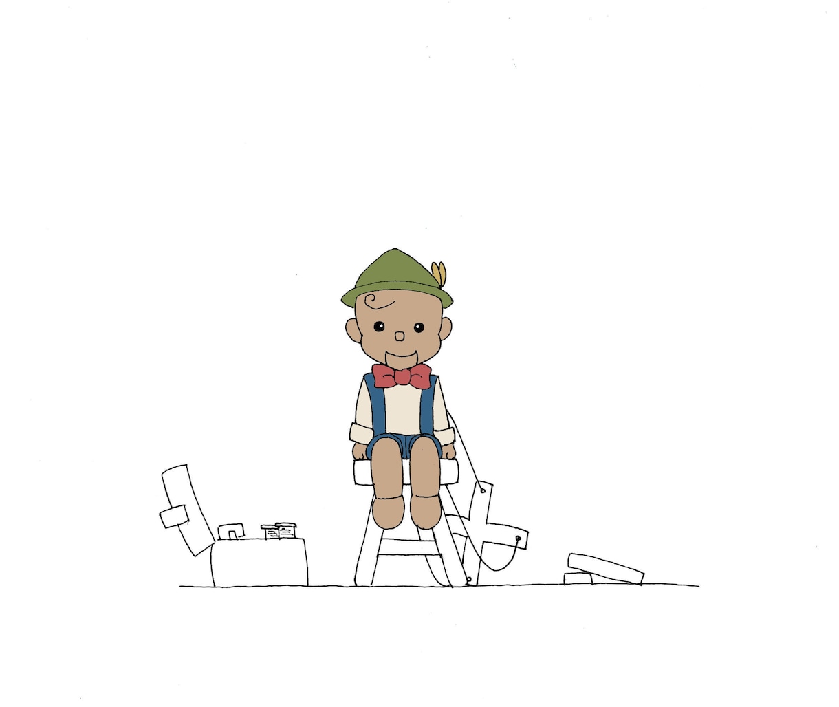 シンプルだけどちょっと可愛い！線画イラスト描きます シンプルだからこそ可愛くも、カッコよくも、お洒落にも見える！ イメージ1