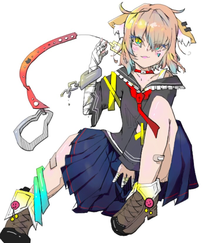 アイコンや1枚絵など描けます 基本的に女の子がメインとなりますアニメ向きの絵柄です イメージ1