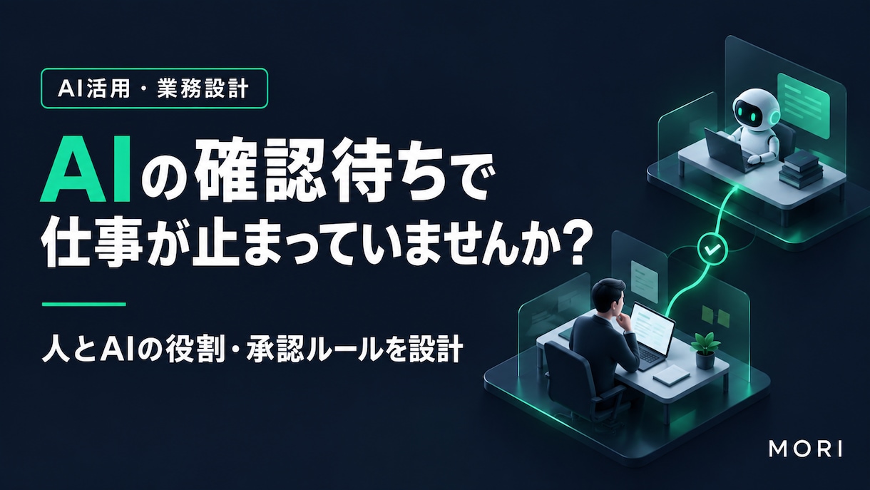複数AIの役割分担と権限境界を設計します 複数AIと人間の役割・権限・介入条件を設計書に イメージ1