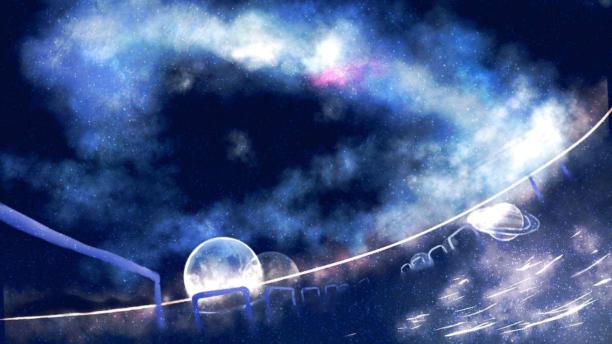 星空メインで背景描かせていただきます 星空がメインで背景をこの頃描いている者です イメージ1