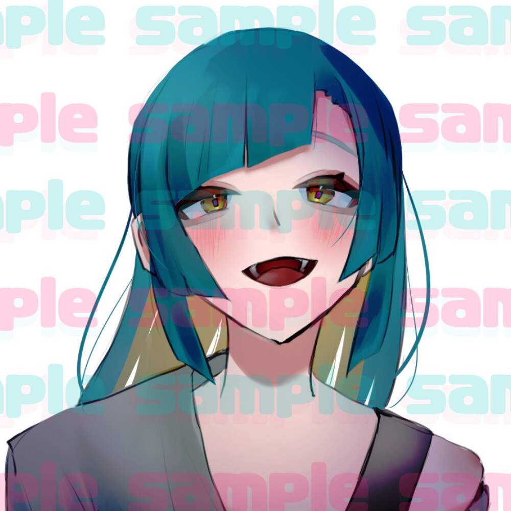 500円〜！カッコ可愛いアイコン用イラスト描きます 中性的な少年少女のアイコンが欲しい方へ！ イメージ4