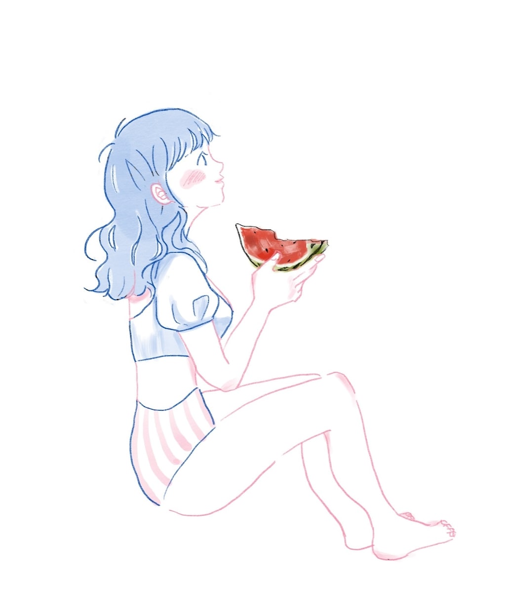 カジュアルな絵柄で人物、小物、動物など描きます カジュアルで万人ウケする可愛いイラスト描きます イメージ2