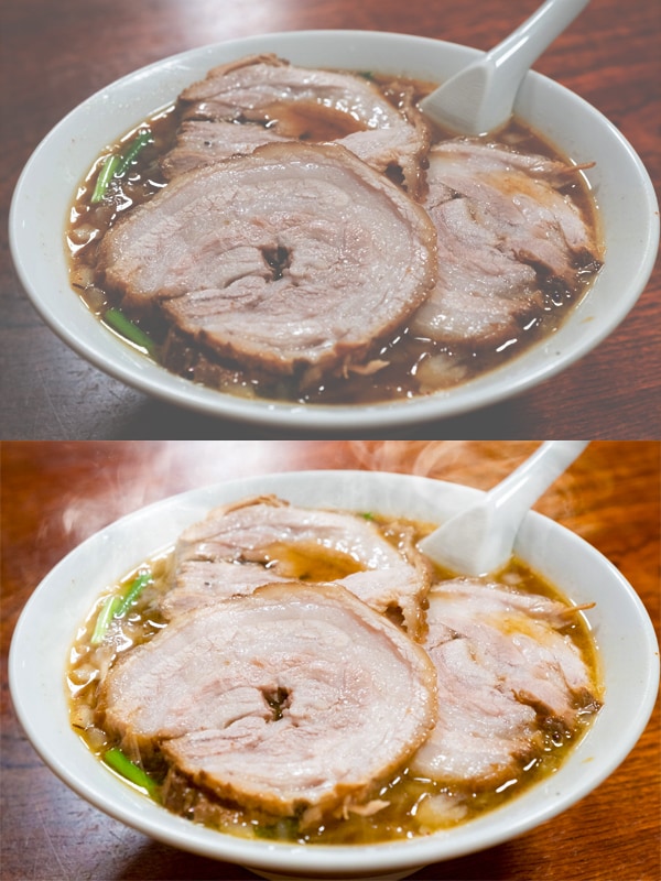 料理の写真をなどの色調を調整しシズル感を出します クオリティ重視。ご満足行くまで何度でも修正・加工いたします。 イメージ3