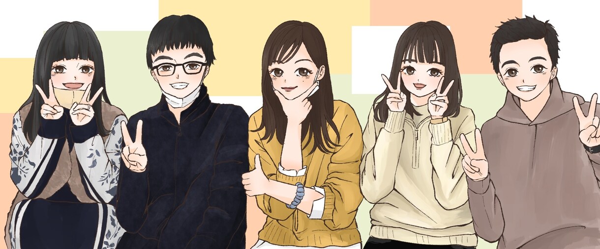 温かい雰囲気の可愛い似顔絵作成します 記念日のプレゼントやSNSアイコンにおすすめです！ イメージ2